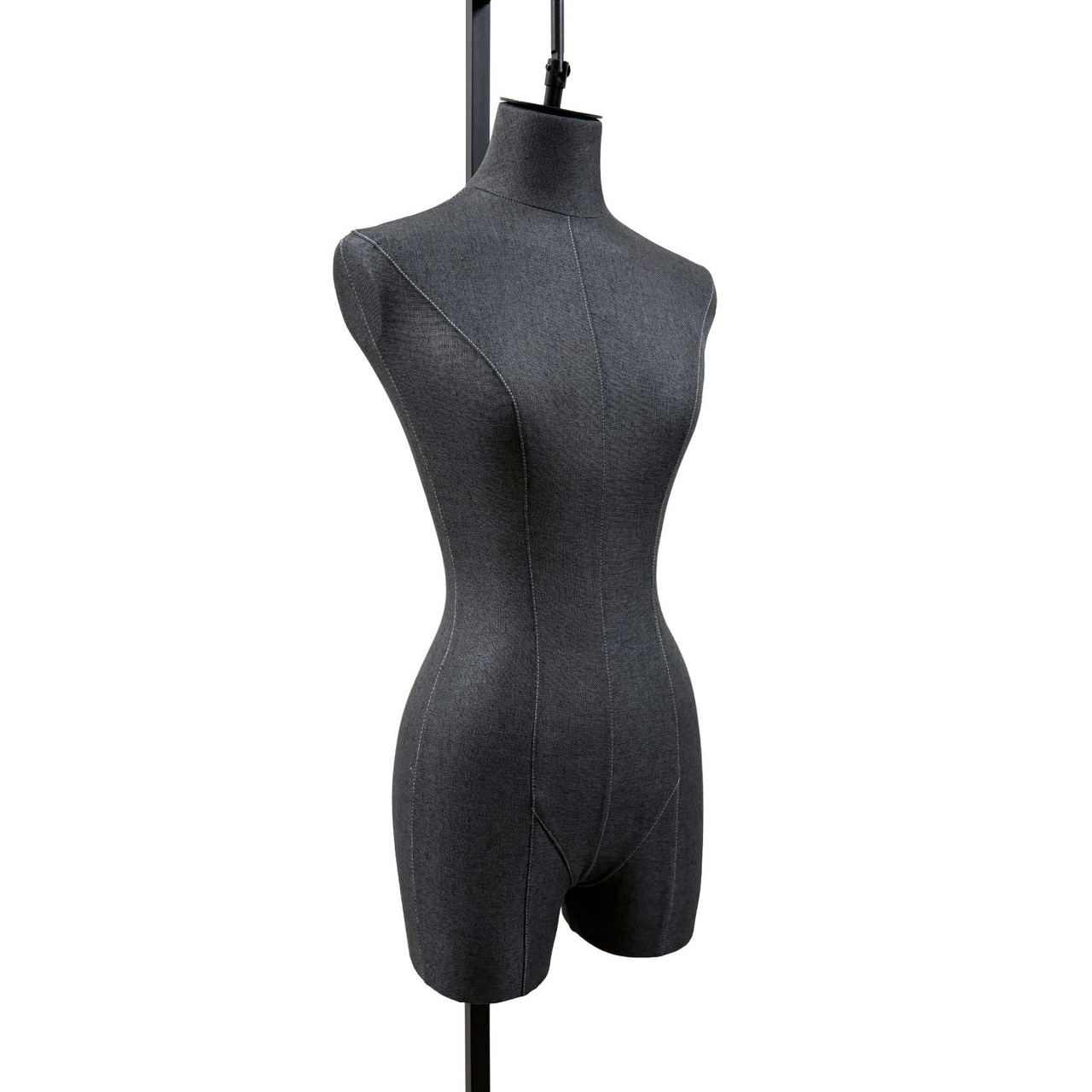 Deep Grey Female Hanging Torso Form