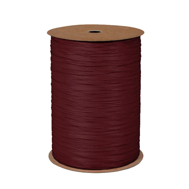 Berwick Wine Matte Wraphia Ribbon 100 yds.