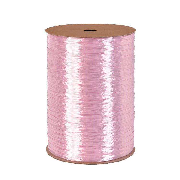 Berwick Pink Pearlized Wraphia Ribbon 100 yds.