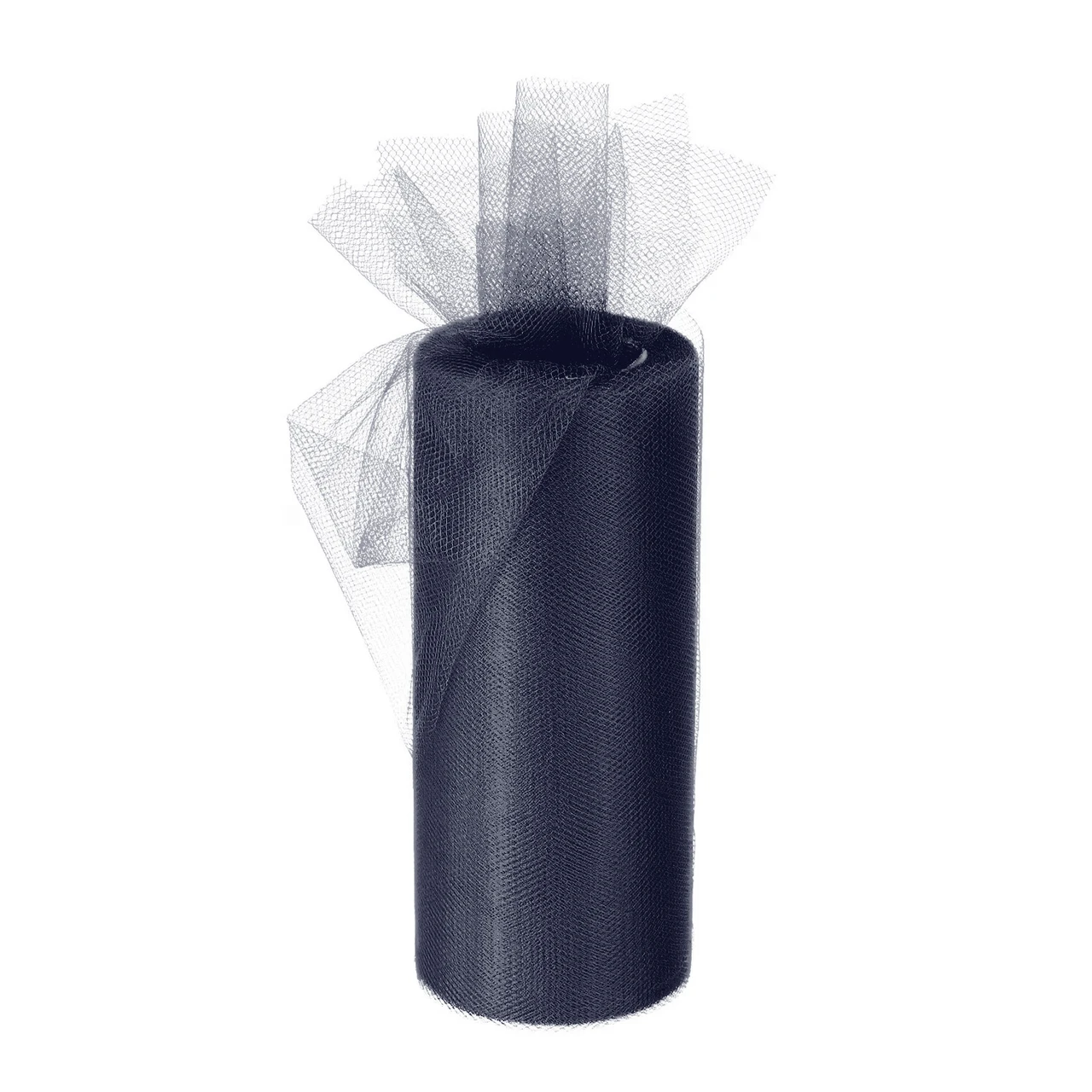 Navy Blue Tulle Fabric Ribbon 6" x 25 yds.