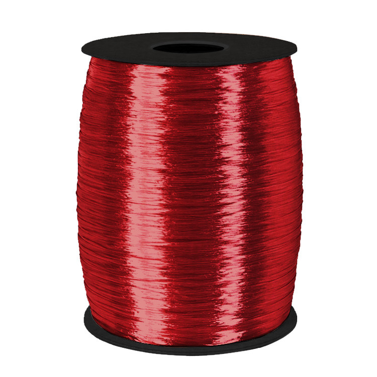 Berwick Imperial Red Pearlized Wraphia Ribbon 500 yds.