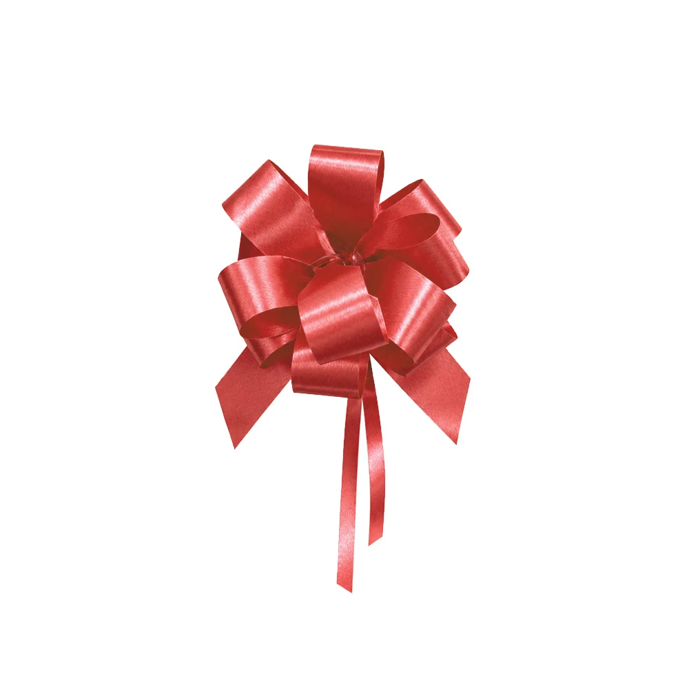 Red 2" Multi-Loop Pull Bows