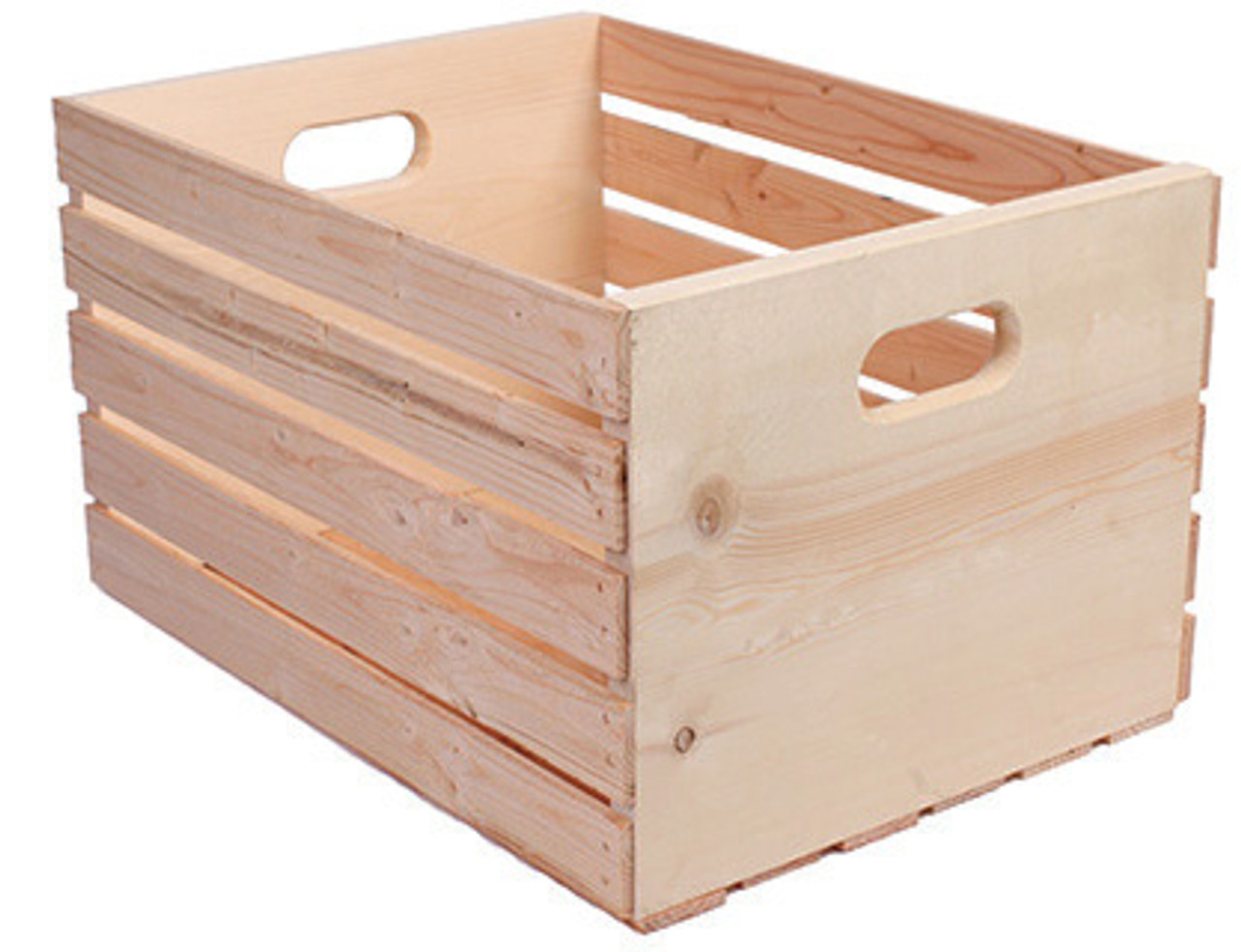Large Pine Crate 20" x 14" x 11-1/2" - ea.