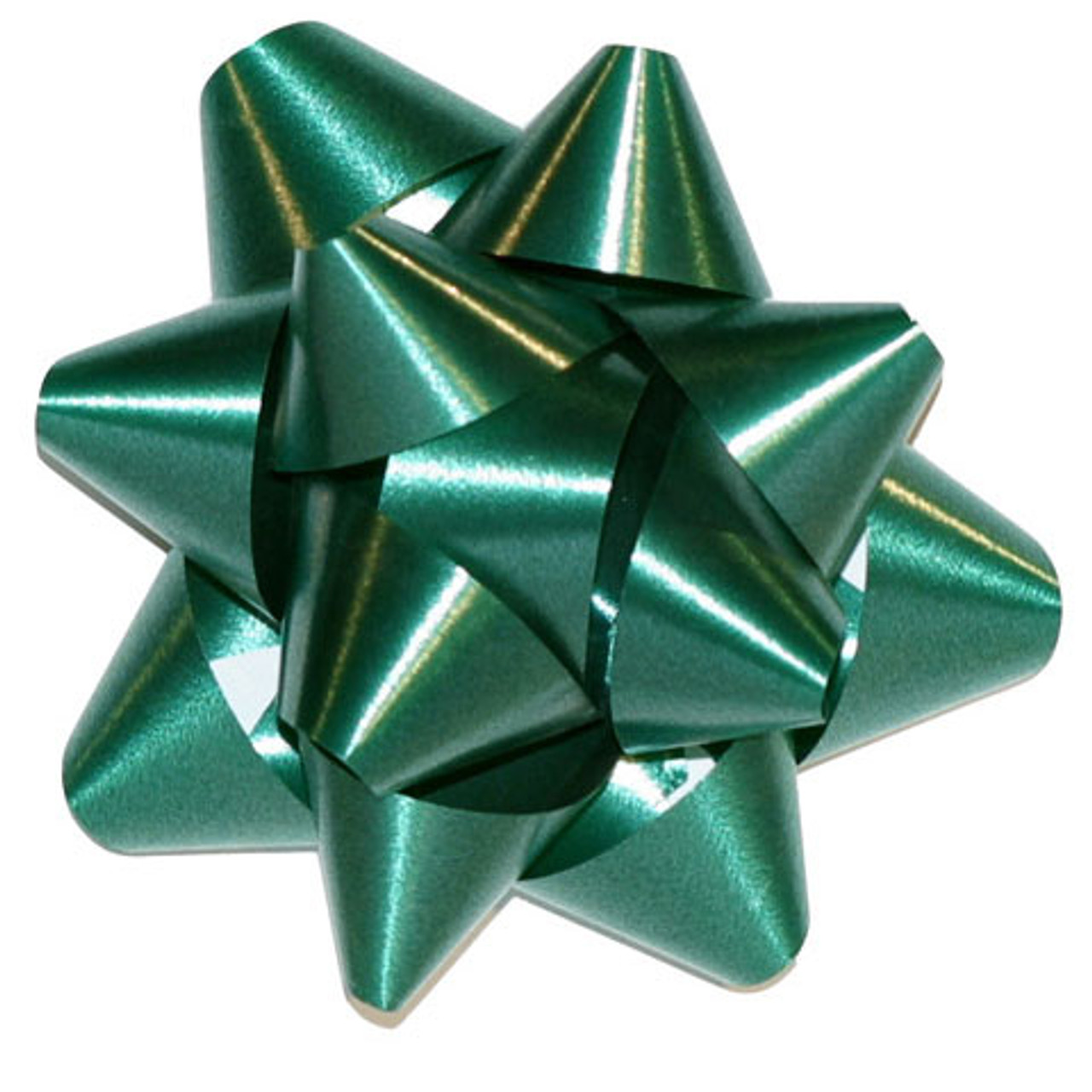 Hunter Green 3-3/4" Star Bows per 200