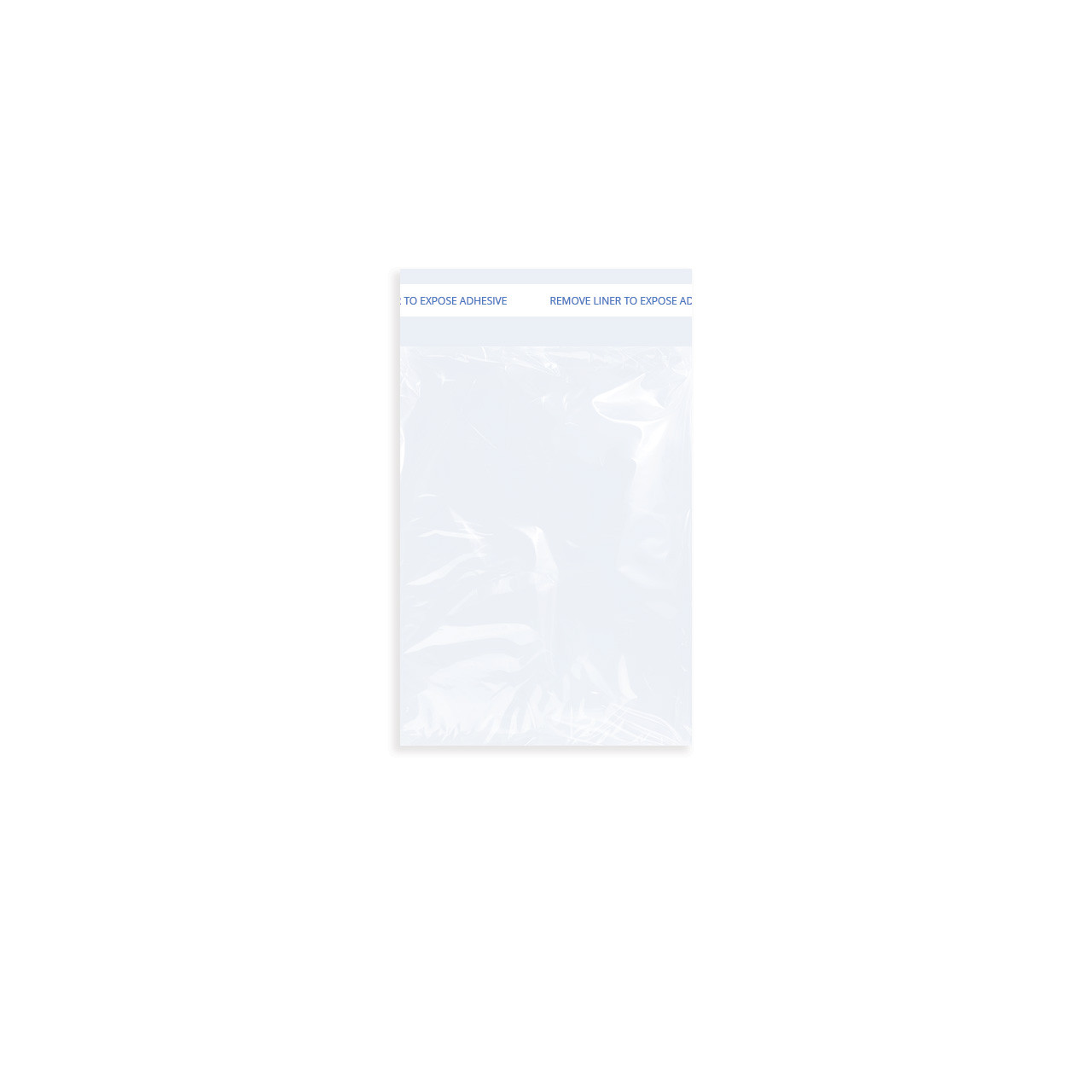 Clear 1.2 mil 4-3/4" x 6-1/2" Self Adhesive Polypropylene Cellophane Bags