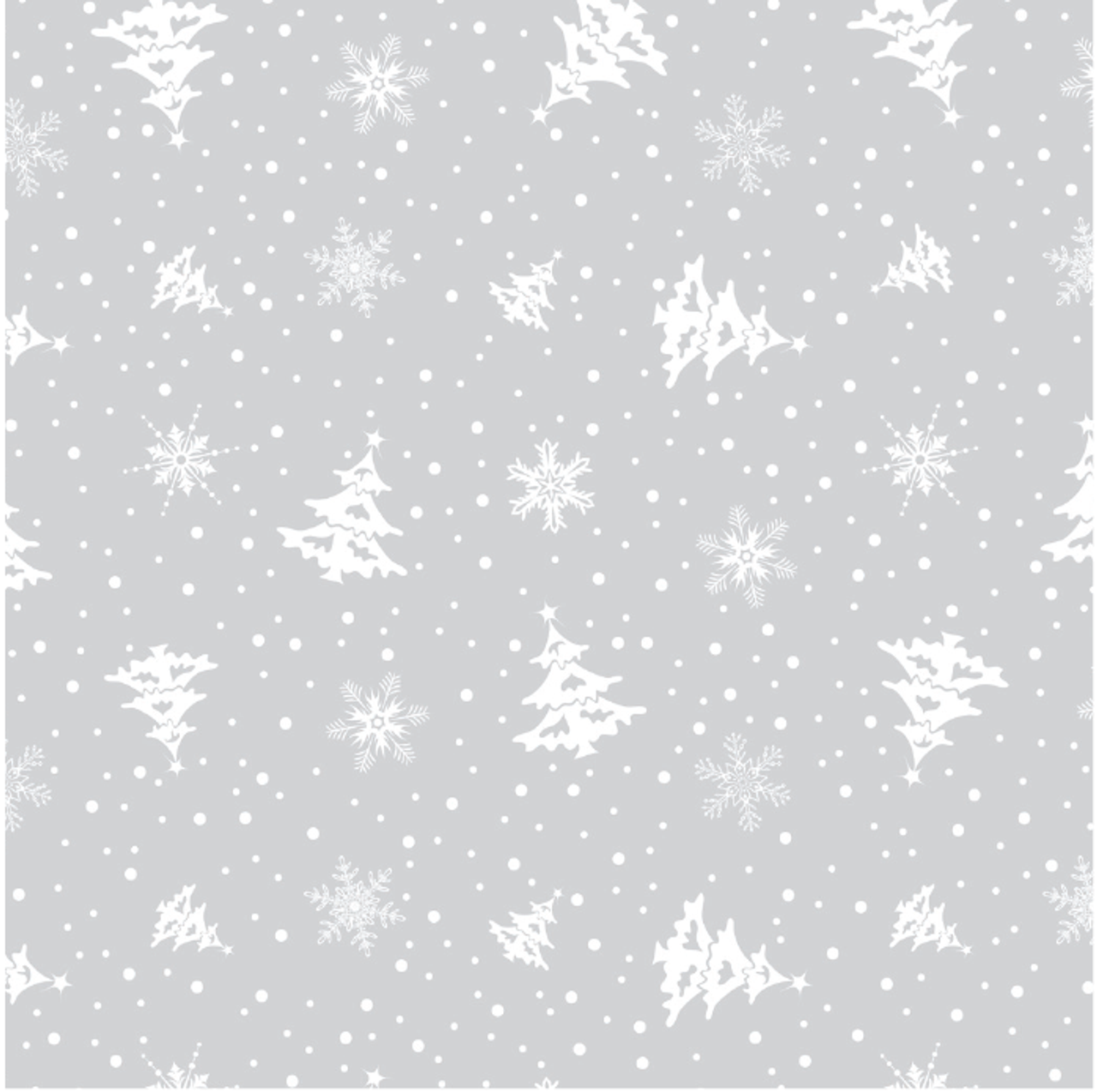 2 lb. Gusset 1.2 mil Winter Flurry Polypropylene Cellophane Bags 4"x2-1/2"x9-1/2" per 100