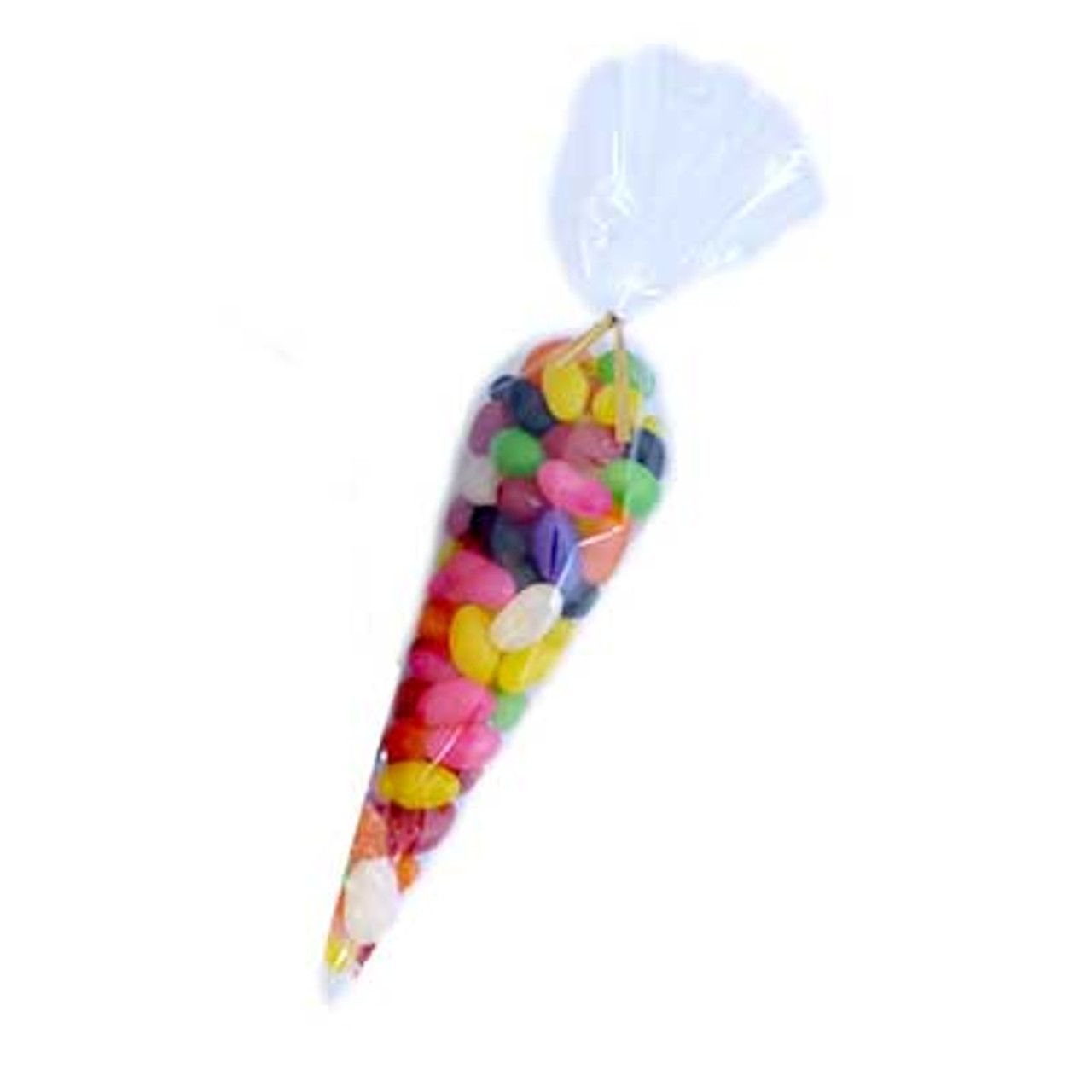 6" x 12" Small Clear Stretch Poly Cone Bags Per 100