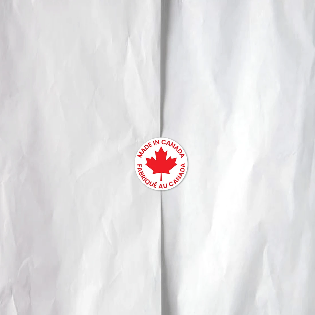 Made In Canada Labels 3/4" diam.