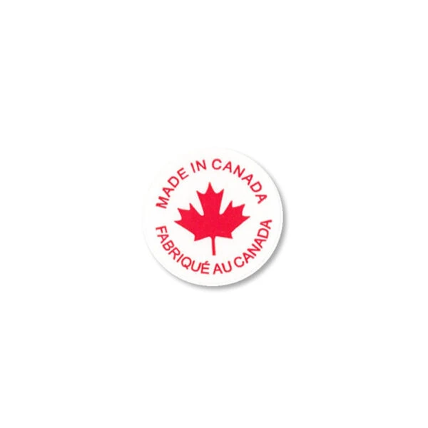 Made In Canada Labels 3/4" diam.