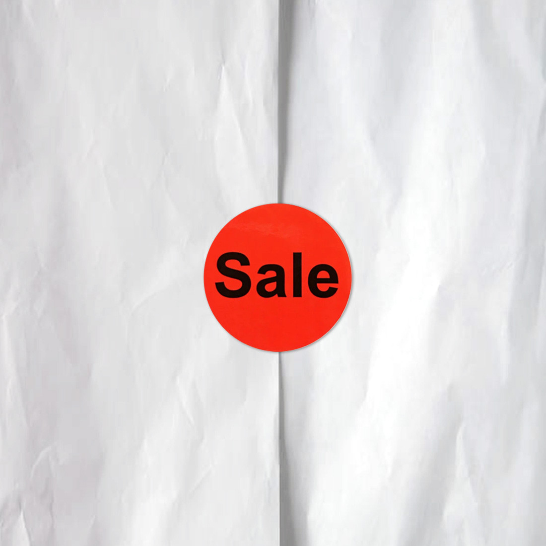 Removable Sale Round Labels