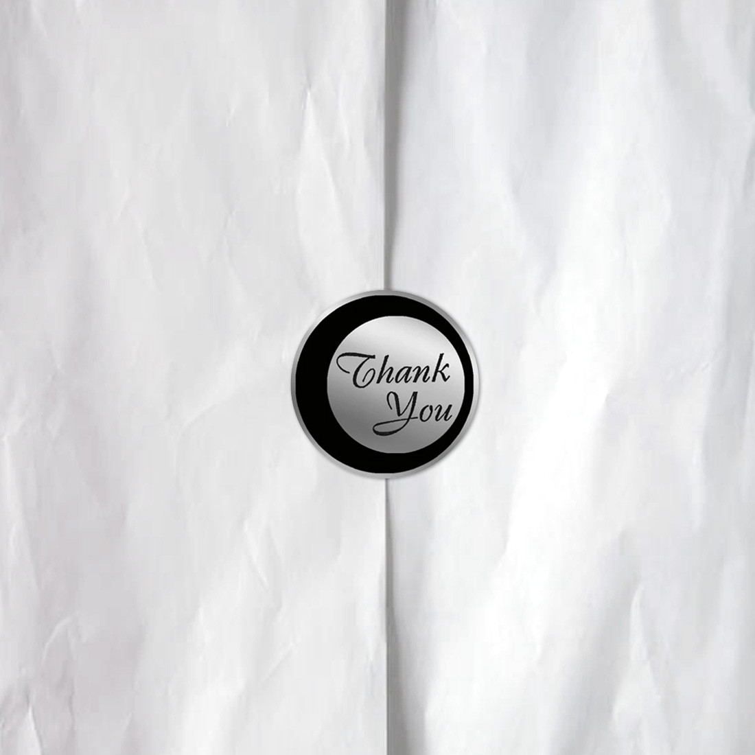 Round Thank You Labels