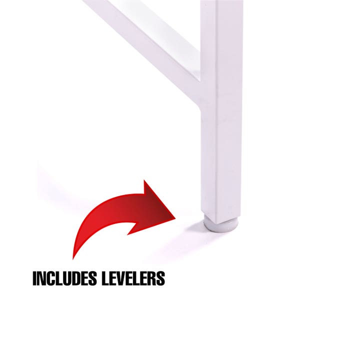 48" White Deluxe Glass Showcase includes Light & Lock