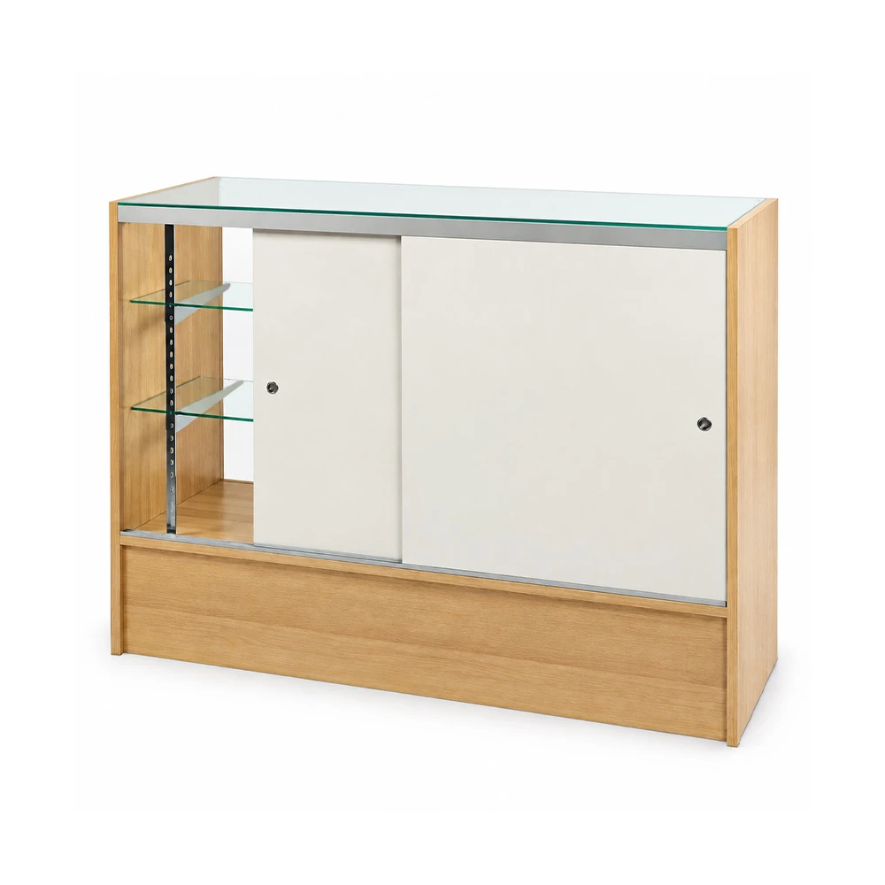 60" Maple Economy Full Vision Showcase