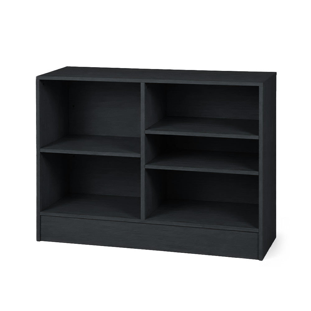 48" Black Economy Wrap Counter with Slatwall Front