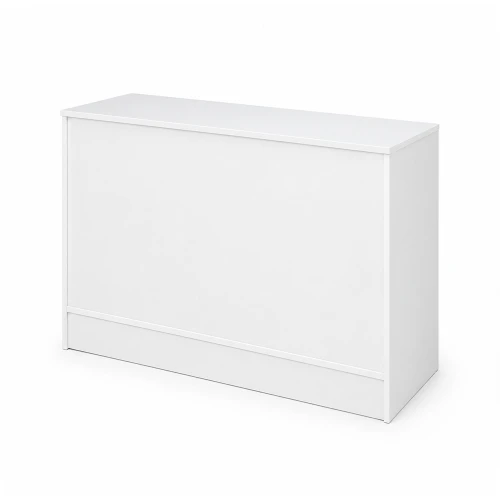 48" White Economy Wrap Counter