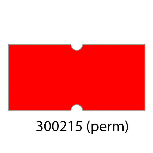 5500RP Red Flourescent Permanent Labels for use with Motex 5500/Towa 1/ Tag Easy Labelers