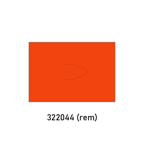 T92044 Red Removable Labels for use with Avery Dennison 210 Two Line Labeler