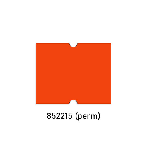 Red Permanent Labels for use with Towa 2 Labellers