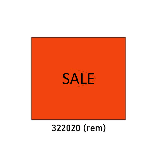 T92020 Red "SALE" Removable Labels for use with Avery Dennison 216 Two Line Labeler