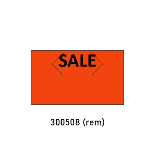 Red Removable "SALE" Labels for Monarch 1131 Label Gun