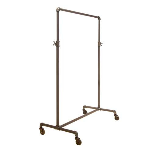 Pipeline Garment Racks - Adjustable Height Rolling Rack Pipeline Garment Racks - Adjustable Height Rolling Rack