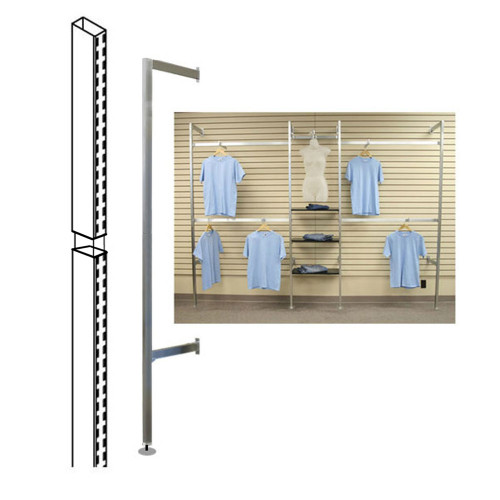 Shiny Chrome Outrigger Upright 90" Shiny Chrome Outrigger Upright 90"