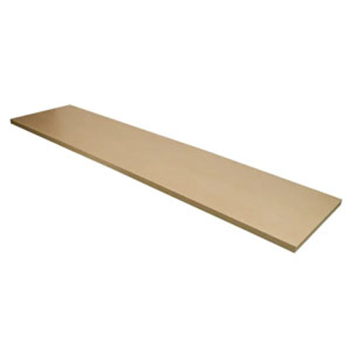 12" x 48" x 3/4" Maple Melamine Shelf 12" x 48" x 3/4" Maple Melamine Shelf