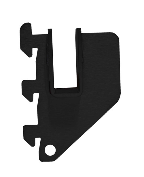 CR1/MAB 1'' Rectangular Tubing Bracket Black