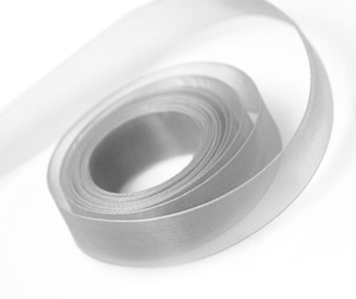 Silver Chiffon Sheer Ribbon 1/4" x 100 yds. Silver Chiffon Sheer Ribbon 1/4" x 100 yds.