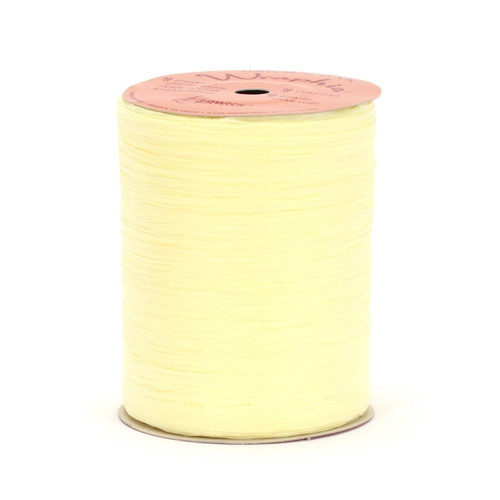 Berwick Matte Yellow Wraphia Ribbon 100 yds.