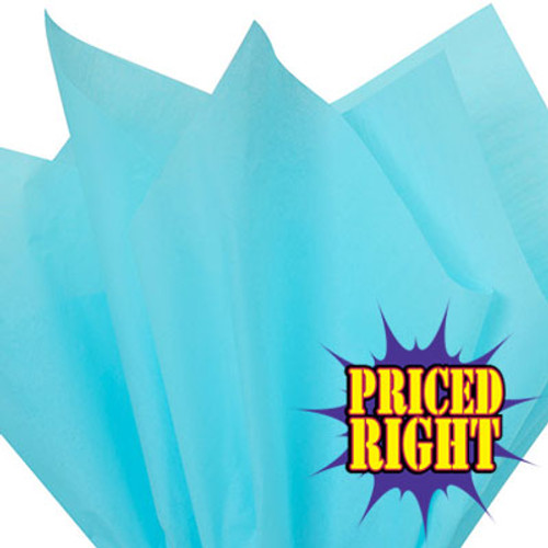 Tiffany Blue Priced Right Coloured Tissue Paper 20” x 30”