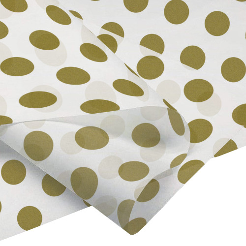 Gold Dot Pattern Tissue Paper 20” x 30”