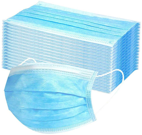 3-Ply Blue Disposible Face Masks