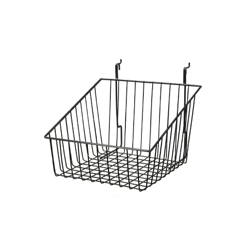 Black BSK14 Universal All Purpose Basket 12"l x 12"w x 8"h x 4"f