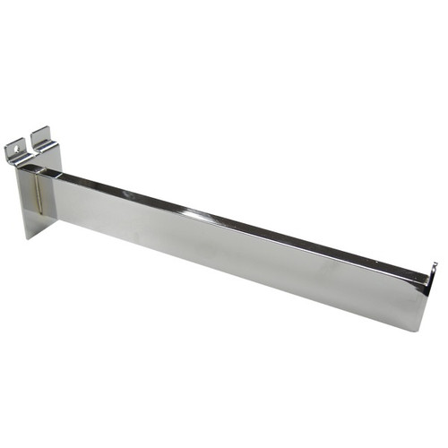 Chrome Slatwall 12" Rectangular Faceout Chrome Slatwall 12" Rectangular Faceout
