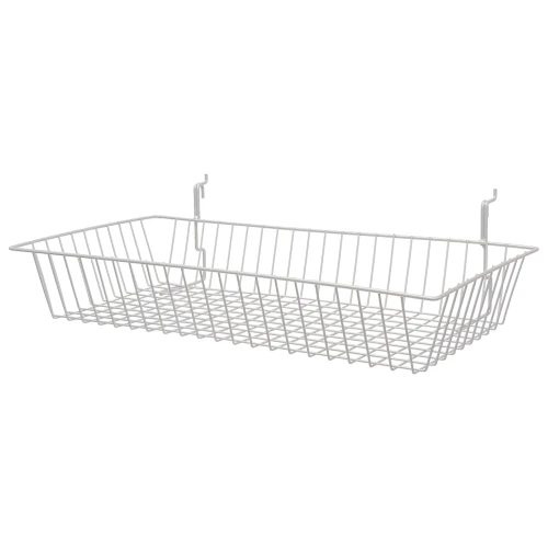 White BSK11 Universal All Purpose Basket 24"l x 12"d x 4"h
