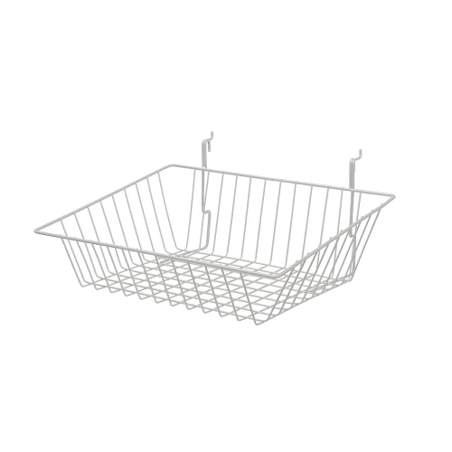 White BSK16 Universal All Purpose Basket 15"w x 12"d x 5"d x 3"f