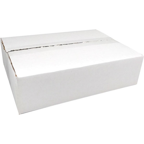#120W - 12"w x 8-3/4"d x 3"h  Corrugated White Shipping Box