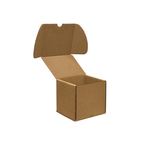 #1K - 5-1/2"l x 5-1/2"w x 5-1/2"h Corrugated Kraft Tuck-It Shipping Box