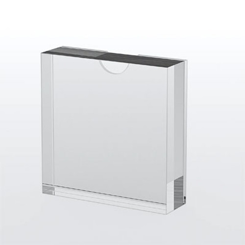 3"w x 3"h x 3/4" Acrylic Block Sign Holder 3"w x 3"h x 3/4" Acrylic Block Sign Holder