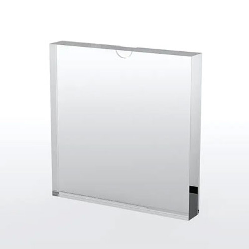 6"w x 6"h x 3/4" Acrylic Block Sign Holder 6"w x 6"h x 3/4" Acrylic Block Sign Holder