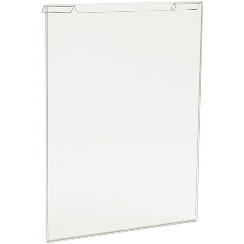 Acrylic 8-1/2"w x 11"h Sign Holder for Slatwall/Gridwall