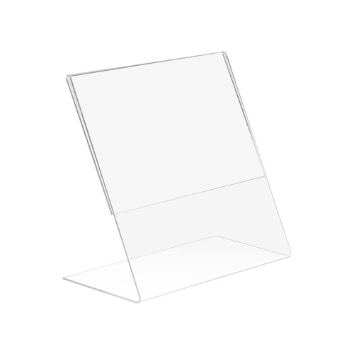 Slanted Acrylic 5"w x 7"h Sign Holder