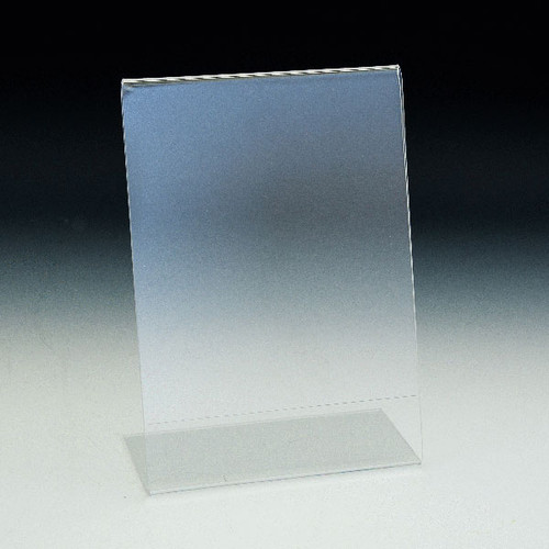 4"w x 6"h Side Loading Slanted Sign Holder 4"w x 6"h Side Loading Slanted Sign Holder