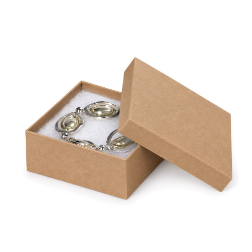 Kraft #34 Premium 3-1/2"x3-1/2"x2" Jewellery Box