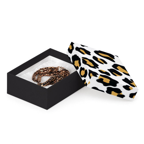 Golden Leopard #32 Premium 3-1/16"x2-1/8"x1" Jewellery Box