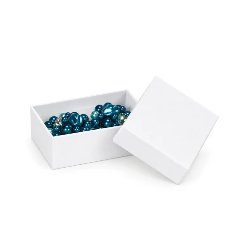 White Kraft #21 Premium 2-1/2"x1-1/2"x7/8" Jewellery Box