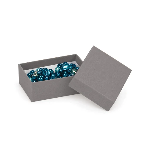 Grey #21 Premium 2-1/2"x1-1/2"x7/8" Jewellery Box