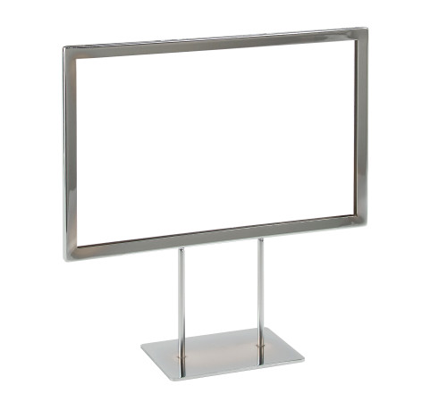 Chrome 7" x 11" Sign Holder Chrome 7" x 11" Sign Holder