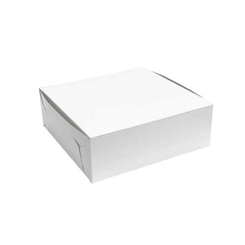 10" x 10" x 3-1/2" White Cupcake Bakery Box to fit 6 Regular Cupcakes